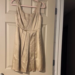 Banana Republic Gold Mini Dress